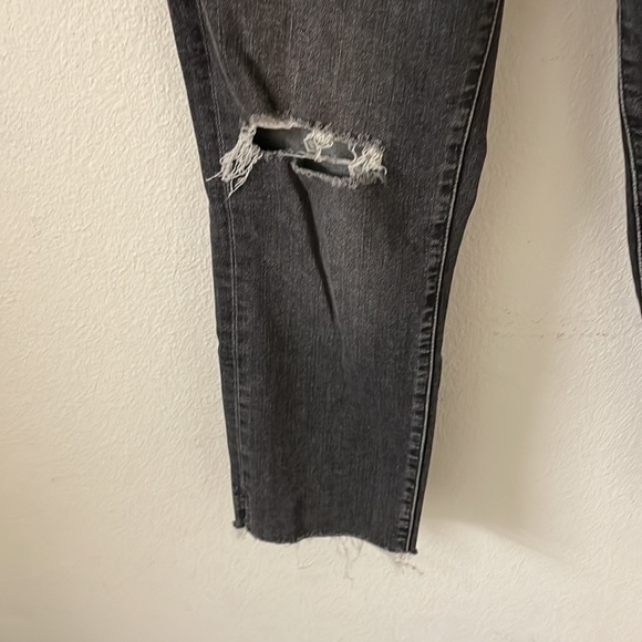 Washed black Levi’s 724 petite high rise straight jeans size 25 - Picture 3 of 7